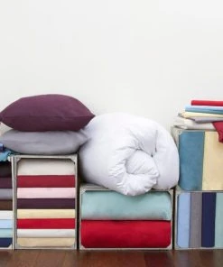 Dunelm Non Iron Plain Dye White Fitted Valance -Dunelm-shop 1000000604 alt02