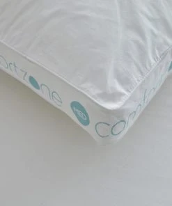 Comfortzone Hollowfibre Medium-Support Walled Pillow -Dunelm-shop 1000007961 alt02