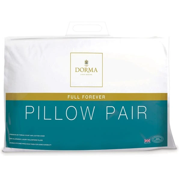 Dorma Full Forever Medium Support Pillow Pair 5 Dorma Full Forever Medium Support Pillow Pair - Image 5