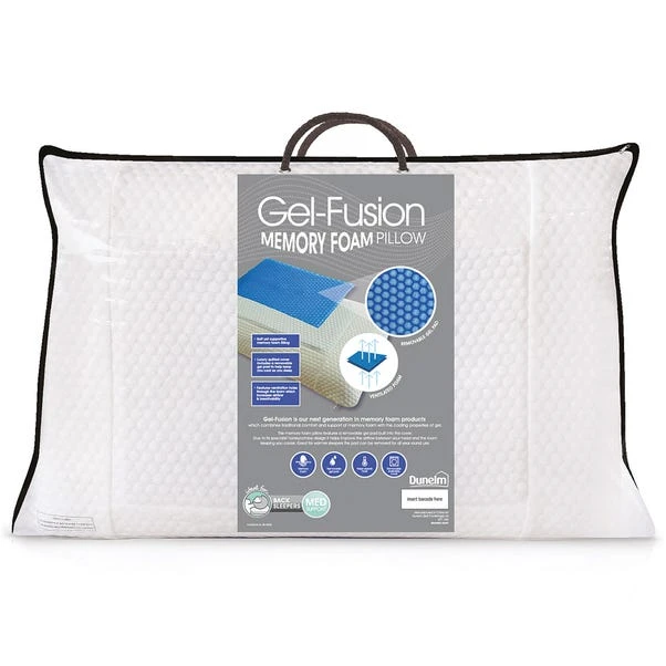 Dunelm Gel Fusion Memory Foam Pillow 5 Dunelm Gel Fusion Memory Foam Pillow - Image 5