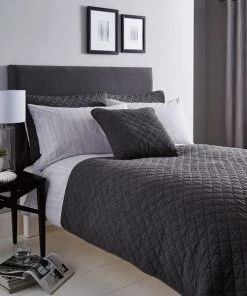 Dunelm Jasper Grey Bedspread -Dunelm-shop 1000074932 alt05