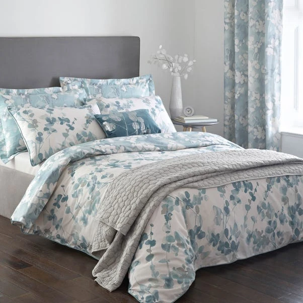 Dunelm Honesty Teal Reversible Duvet Cover And Pillowcase Set 6 Dunelm Honesty Teal Reversible Duvet Cover And Pillowcase Set - Image 6