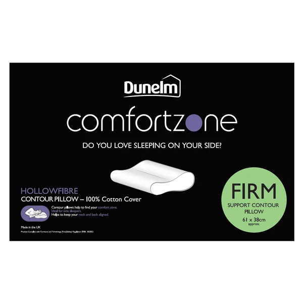 Dunelm Comfortzone Contour Pillow 6 Dunelm Comfortzone Contour Pillow - Image 6