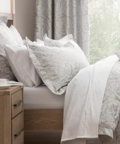 Dorma Winchester Jacquard Grey Duvet Cover 5 Dorma Winchester Jacquard Grey Duvet Cover -Dunelm-shop 1000093635 alt02