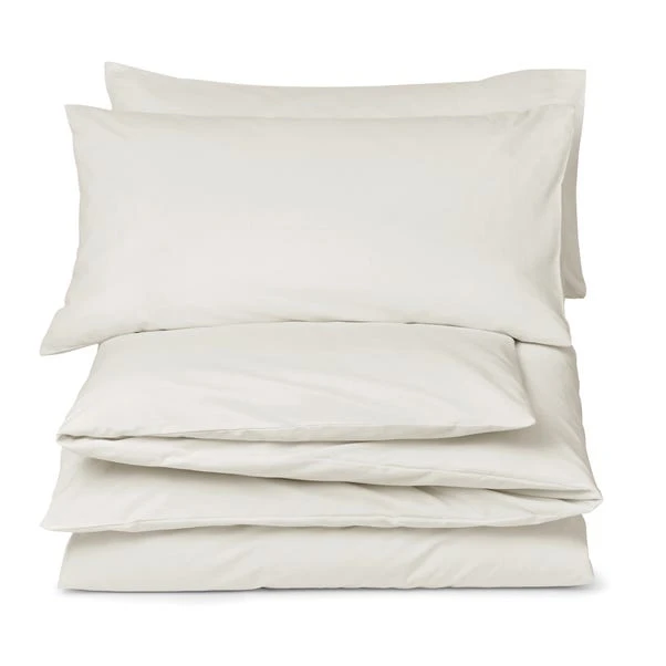 Dunelm Non Iron Plain Dye Ivory Standard Pillowcase Pair 2 Dunelm Non Iron Plain Dye Ivory Standard Pillowcase Pair - Image 2