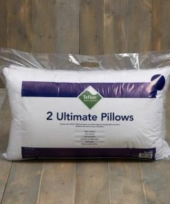 Dunelm Teflon Stain Resistant All In One Medium Support Ultimate Pillow Pair -Dunelm-shop 1000108535 alt03