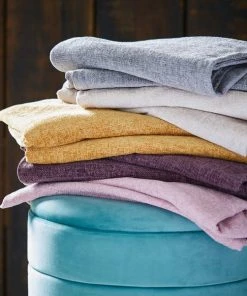 Dunelm Chenille Duck Egg Throw -Dunelm-shop 1000116270 alt05