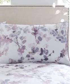 Dunelm Honesty Mauve Reversible Duvet Cover And Pillowcase Set 8 Dunelm Honesty Mauve Reversible Duvet Cover And Pillowcase Set -Dunelm-shop 1000119115 alt02