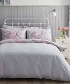 Dunelm Rosemont Grey Duvet Cover And Pillowcase Set 8 Dunelm Rosemont Grey Duvet Cover And Pillowcase Set -Dunelm-shop 1000119170 alt02