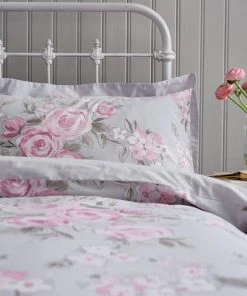 Dunelm Rosemont Grey Duvet Cover And Pillowcase Set 10 Dunelm Rosemont Grey Duvet Cover And Pillowcase Set -Dunelm-shop 1000119170 alt04