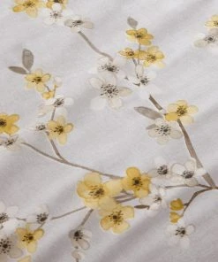 Dunelm Alisha Floral Yellow Reversible Duvet Cover And Pillowcase Set 11 Dunelm Alisha Floral Yellow Reversible Duvet Cover And Pillowcase Set -Dunelm-shop 1000140015 alt05