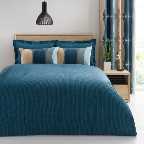 Elements Elijah Blue Reversible Duvet Cover And Pillowcase Set 2 Elements Elijah Blue Reversible Duvet Cover And Pillowcase Set - Image 2