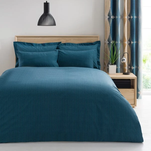 Elements Elijah Blue Reversible Duvet Cover And Pillowcase Set 3 Elements Elijah Blue Reversible Duvet Cover And Pillowcase Set - Image 3