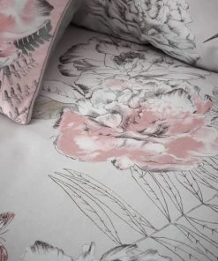 Dunelm Heavenly Hummingbird Grey & Blush Duvet Cover And Pillowcase Set 10 Dunelm Heavenly Hummingbird Grey & Blush Duvet Cover And Pillowcase Set -Dunelm-shop 1000140278 alt05