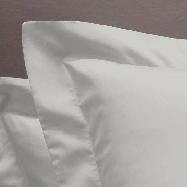 Dorma 300 Thread Count 100% Cotton Sateen Plain Continental Square Pillowcase 6 Dorma 300 Thread Count 100% Cotton Sateen Plain Continental Square Pillowcase - Image 6