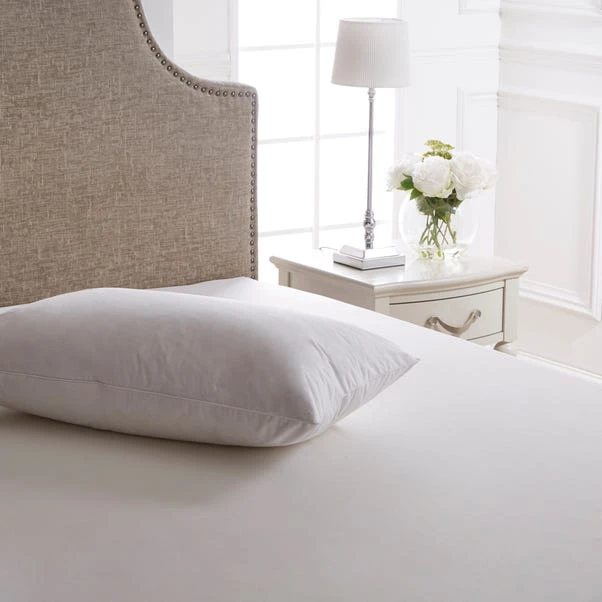Dorma Luxurious White Goose Down Medium-Support Pillow 2 Dorma Luxurious White Goose Down Medium-Support Pillow - Image 2