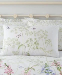 Dunelm Felicity White Floral Reversible 100% Cotton Duvet Cover And Pillowcase Set 9 Dunelm Felicity White Floral Reversible 100% Cotton Duvet Cover And Pillowcase Set -Dunelm-shop 1000151482 alt03