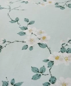 Dunelm Edith Duck Egg Floral Reversible Duvet Cover And Pillowcase Set 8 Dunelm Edith Duck Egg Floral Reversible Duvet Cover And Pillowcase Set -Dunelm-shop 1000151494 alt03