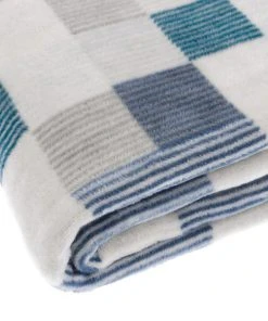 Dunelm Thermosoft Mini Check Blue Throw 7 Dunelm Thermosoft Mini Check Blue Throw -Dunelm-shop 1000152688 alt03