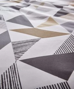 Elements Bako Reversible Geometric Natural Duvet Cover And Pillowcase Set -Dunelm-shop 1000156183 alt03