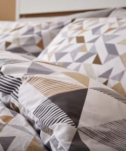 Elements Bako Reversible Geometric Natural Duvet Cover And Pillowcase Set -Dunelm-shop 1000156183 alt04