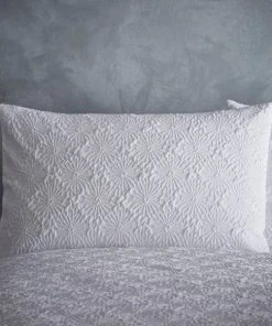 Dunelm Astra White Textured Floral Duvet Cover And Pillowcase Set 8 Dunelm Astra White Textured Floral Duvet Cover And Pillowcase Set -Dunelm-shop 1000159709 alt03