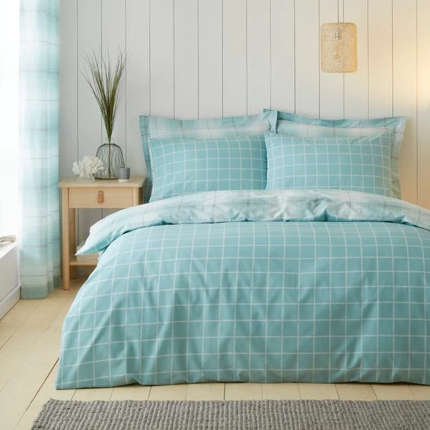 Dunelm Albie Blue Reversible Duvet Cover And Pillowcase Set 2 Dunelm Albie Blue Reversible Duvet Cover And Pillowcase Set - Image 2