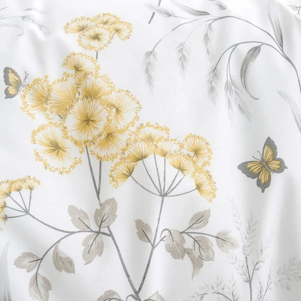 Dunelm Maria Ochre Reversible Floral Duvet Cover And Pillowcase Set 5 Dunelm Maria Ochre Reversible Floral Duvet Cover And Pillowcase Set - Image 5