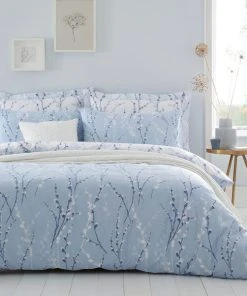 Dunelm Belle Blue Reversible Duvet Cover And Pillowcase Set 8 Dunelm Belle Blue Reversible Duvet Cover And Pillowcase Set -Dunelm-shop 1000159902 alt02