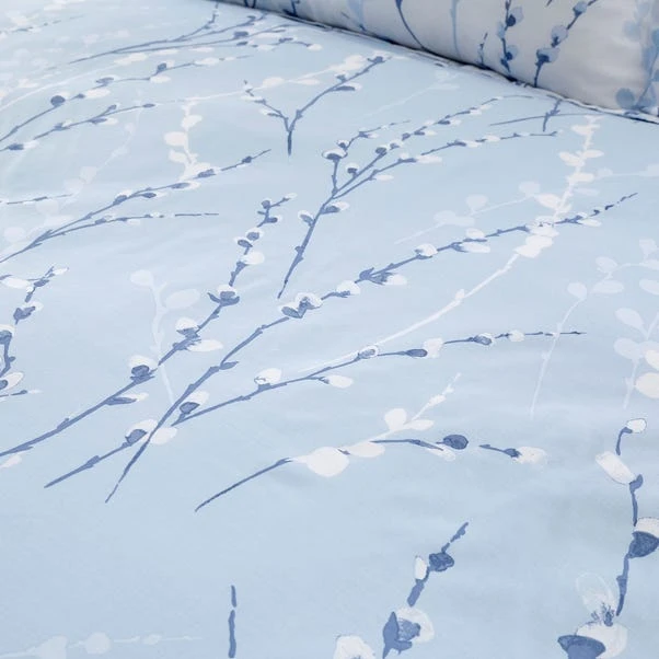 Dunelm Belle Blue Reversible Duvet Cover And Pillowcase Set 4 Dunelm Belle Blue Reversible Duvet Cover And Pillowcase Set - Image 4
