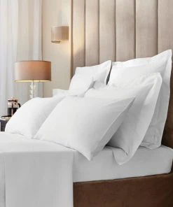 Hotel Cotton 230 Thread Count Sateen Oxford Pillowcase -Dunelm-shop 1000160060 alt01