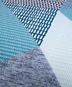 Catherine Lansfield Larsson Geo Teal Duvet Cover And Pillowcase Set 8 Catherine Lansfield Larsson Geo Teal Duvet Cover And Pillowcase Set -Dunelm-shop 1000160864 alt03