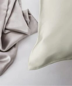 Dorma Ivory Silk Pillowcase 7 Dorma Ivory Silk Pillowcase -Dunelm-shop 1000161523 alt02