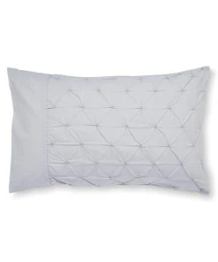 Dunelm Leo Pintuck 100% Cotton Grey Duvet Cover And Pillowcase Set 10 Dunelm Leo Pintuck 100% Cotton Grey Duvet Cover And Pillowcase Set -Dunelm-shop 1000166747 alt04