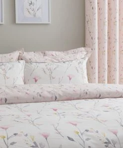 Dunelm Fiori Pink Floral Reversible Duvet Cover And Pillowcase Set 9 Dunelm Fiori Pink Floral Reversible Duvet Cover And Pillowcase Set -Dunelm-shop 1000167103 alt03