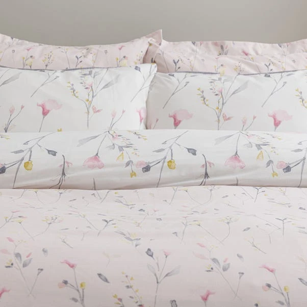 Dunelm Fiori Pink Floral Reversible Duvet Cover And Pillowcase Set 6 Dunelm Fiori Pink Floral Reversible Duvet Cover And Pillowcase Set - Image 6