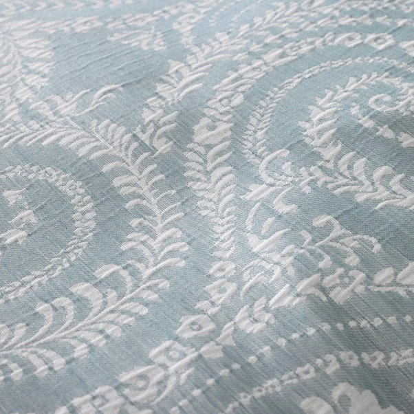 Dunelm Abigail Blue Textured Cover And Pillowcase Set 3 Dunelm Abigail Blue Textured Cover And Pillowcase Set - Image 3