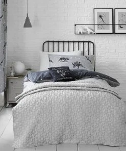 Dunelm Black Space Dinosaur Fitted Sheet 9 Dunelm Black Space Dinosaur Fitted Sheet -Dunelm-shop 1000167403 alt03