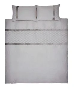 Catherine Lansfield Silver Sequin Cluster Duvet Cover And Pillowcase Set 7 Catherine Lansfield Silver Sequin Cluster Duvet Cover And Pillowcase Set -Dunelm-shop 1000169065 alt03