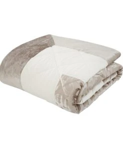 Catherine Lansfield Natural Lattice Cut Velvet Bedspread 6 Catherine Lansfield Natural Lattice Cut Velvet Bedspread -Dunelm-shop 1000169072 alt02