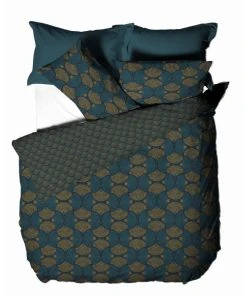 Furn Furn. Riva Decora Teal Duvet Cover And Pillowcase Set -Dunelm-shop 1000170834 alt03