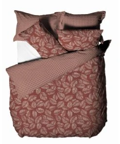 Furn Furn. Riva Japandi Red Duvet Cover And Pillowcase Set -Dunelm-shop 1000170836 alt04