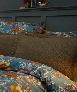 Paoletti Riva Bloom Teal 100% Cotton Duvet Cover And Pillowcase Set 6 Paoletti Riva Bloom Teal 100% Cotton Duvet Cover And Pillowcase Set -Dunelm-shop 1000170840 alt02