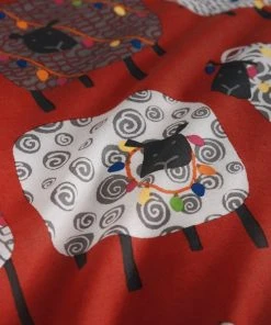 Fusion Dotty Sheep Red Reversible Duvet Cover And Pillowcase Set 8 Fusion Dotty Sheep Red Reversible Duvet Cover And Pillowcase Set -Dunelm-shop 1000180053 alt03