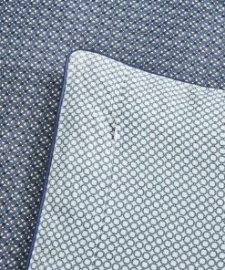 Dorma Abbotswood 100% Cotton Navy Duvet Cover And Pillowcase Set -Dunelm-shop 1000181165 alt03