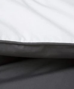 Dunelm Malvern Grey 180 Thread Count 100% Cotton Reversible Duvet Cover And Pillowcase Set -Dunelm-shop 1000181847 alt03