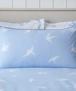 Dunelm Coastal Birds Blue Reversible Duvet Cover And Pillowcase Set 8 Dunelm Coastal Birds Blue Reversible Duvet Cover And Pillowcase Set -Dunelm-shop 1000181908 alt02
