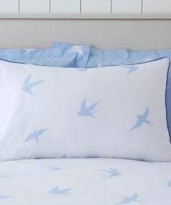 Dunelm Coastal Birds Blue Reversible Duvet Cover And Pillowcase Set 11 Dunelm Coastal Birds Blue Reversible Duvet Cover And Pillowcase Set -Dunelm-shop 1000181908 alt05