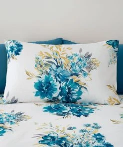 Dunelm Emmeline Floral Reversible Duvet Cover And Pillowcase Set -Dunelm-shop 1000181946 alt03