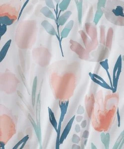 Dunelm Emmie Pink Floral Reversible Duvet Cover And Pillowcase Set -Dunelm-shop 1000181947 alt03
